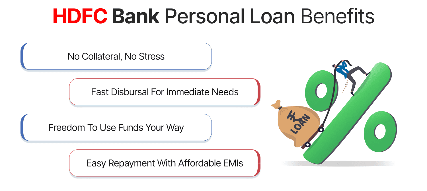 HDFC Bank Personal Loan Benefits